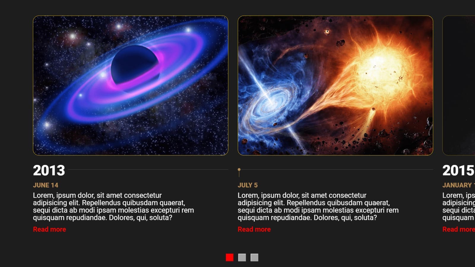 Timeline Carousel Using HTML, CSS, and jQuery Bytewebster