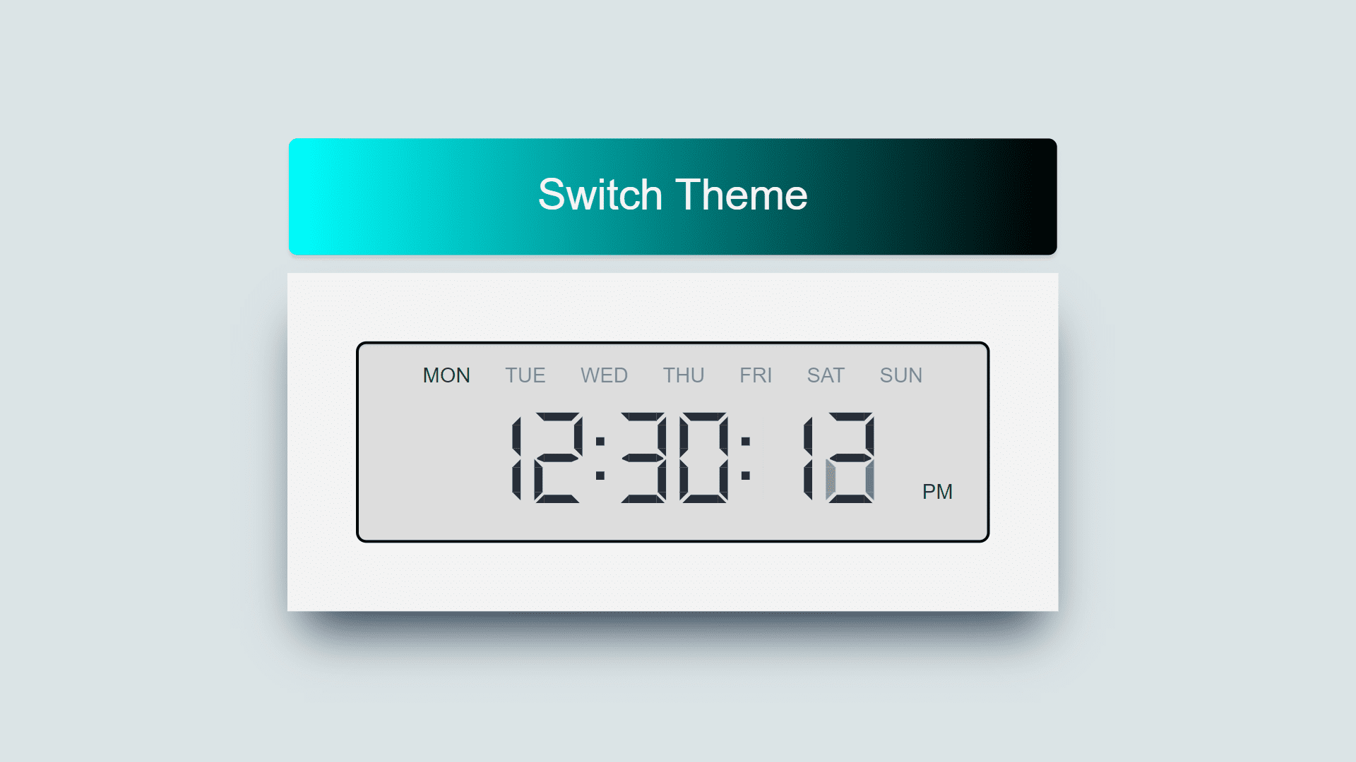 Create A Simple Digital Clock In JavaScript or CSS Bytester