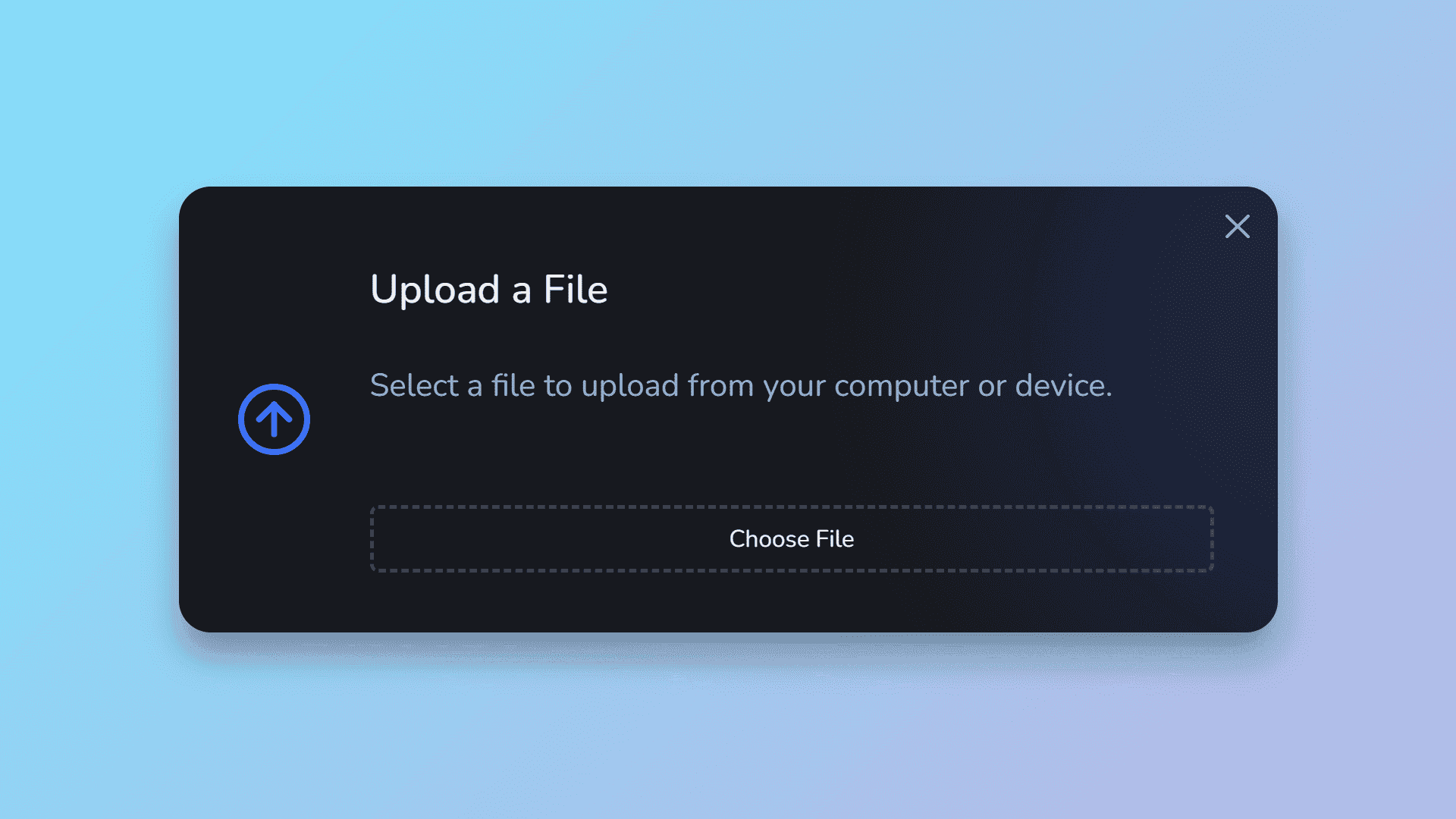 Build a JavaScript Animated File Upload Modal Bytester