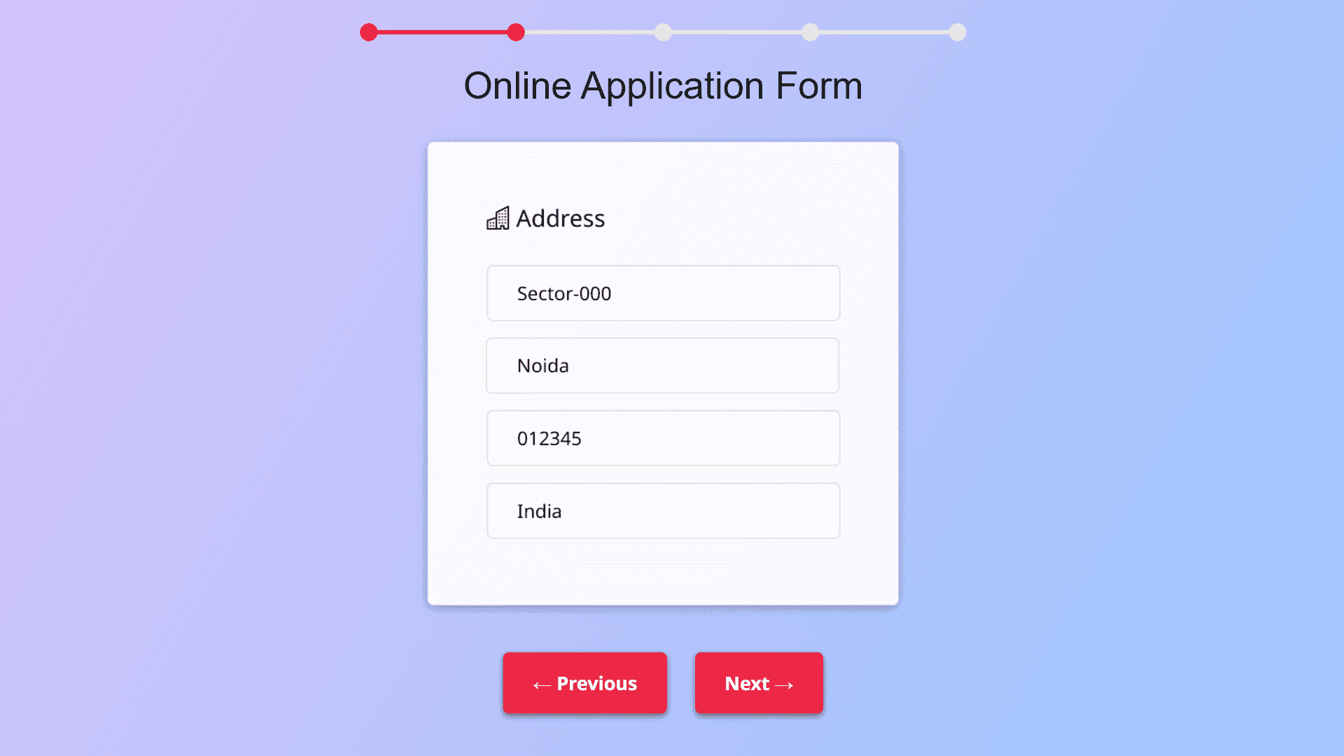 Make A MultiStep Application Form Using jQuery Bytester