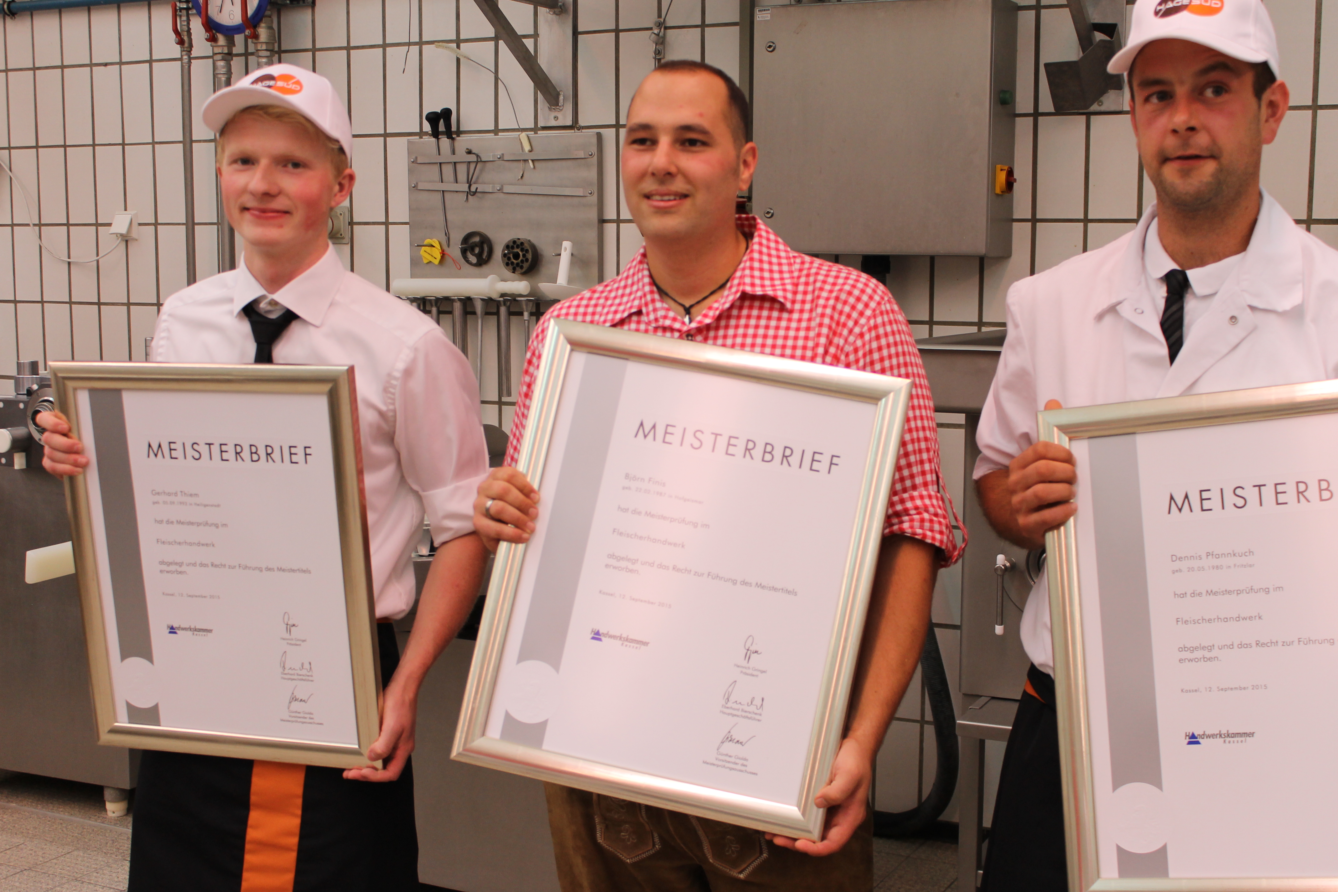 Fleischer machen Wurst Bildungszentrum Kassel