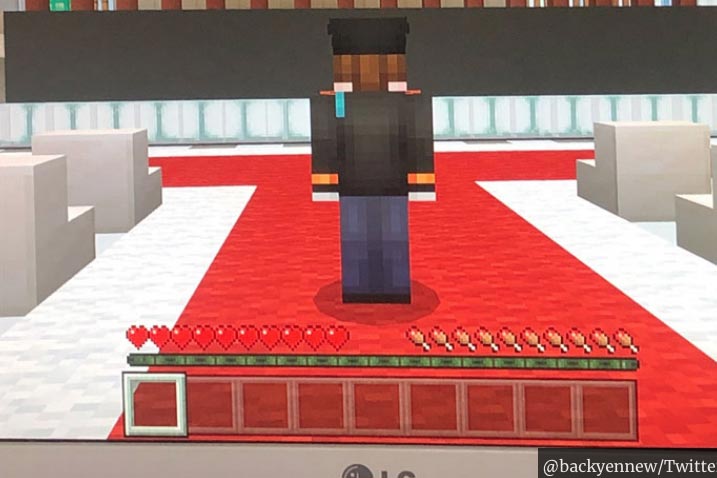 Japanese children hold virtual Minecraft school graduation CMW