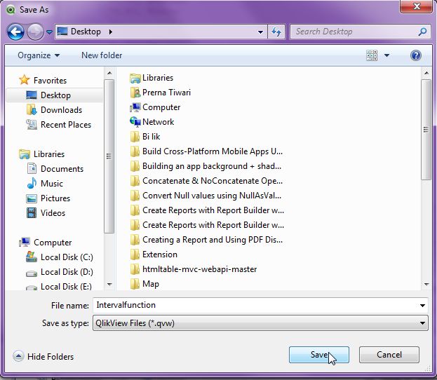 IntervalMatch Function in QlikView