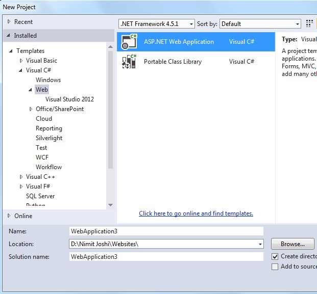 Introduction to  Project Templates in Visual Studio 2013 Preview