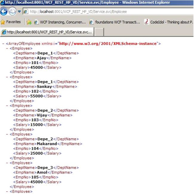 Silverlight Consuming WCF REST Service