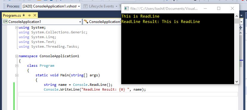 Difference between ReadLine(), Read(), ReadKey() in C