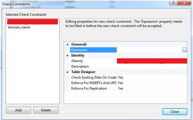 Domain Validation In Angular And SQL Server Constraint