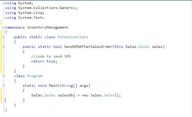 Extension Methods in C