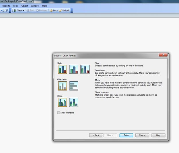 Data Analysis and Chart Creation From SQL Server using QlikView