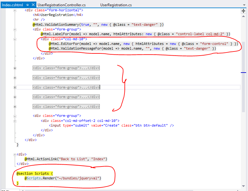 Validation Using Data Annotation In MVC