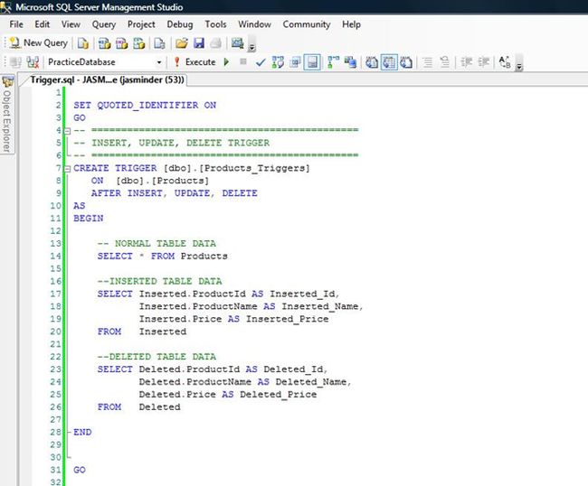 Inserted and Deleted Tables in SQL