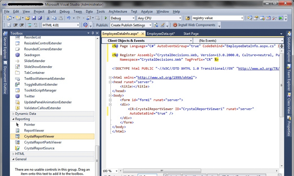 Create Crystal Report Step by Step Using SQL Database View