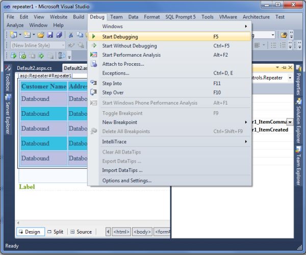 How to fire button click event in Repeater Control