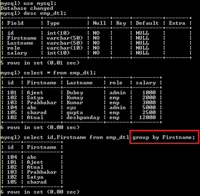 Group By Clause in PHP