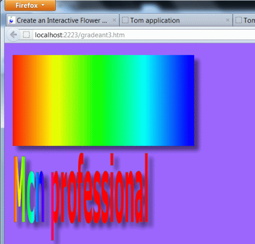 Create a Gradient Color Text Using HTML5