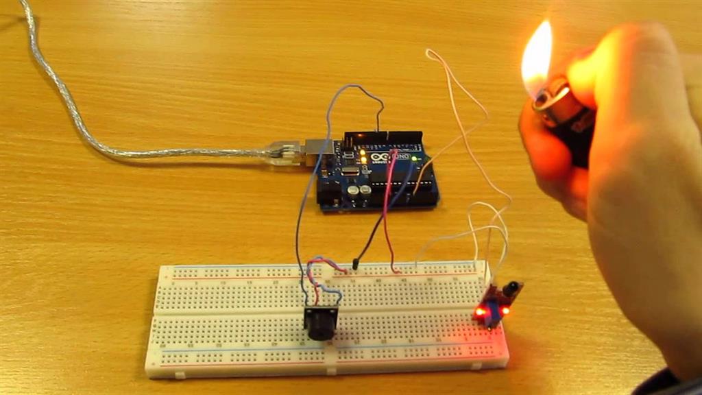 Working With IR Module Flame Sensor