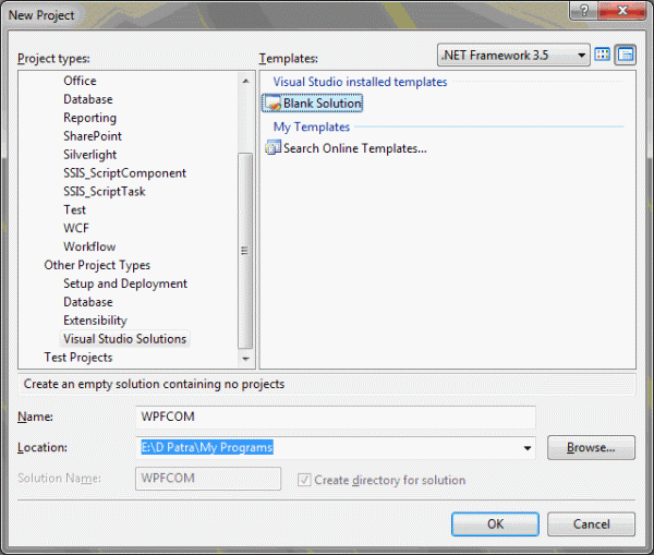 Using Windows Media Player COM in WPF
