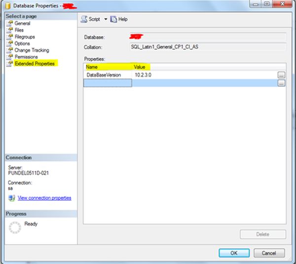 Extended Properties in SQL Server