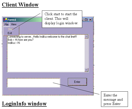Client Server Multithreading Application in