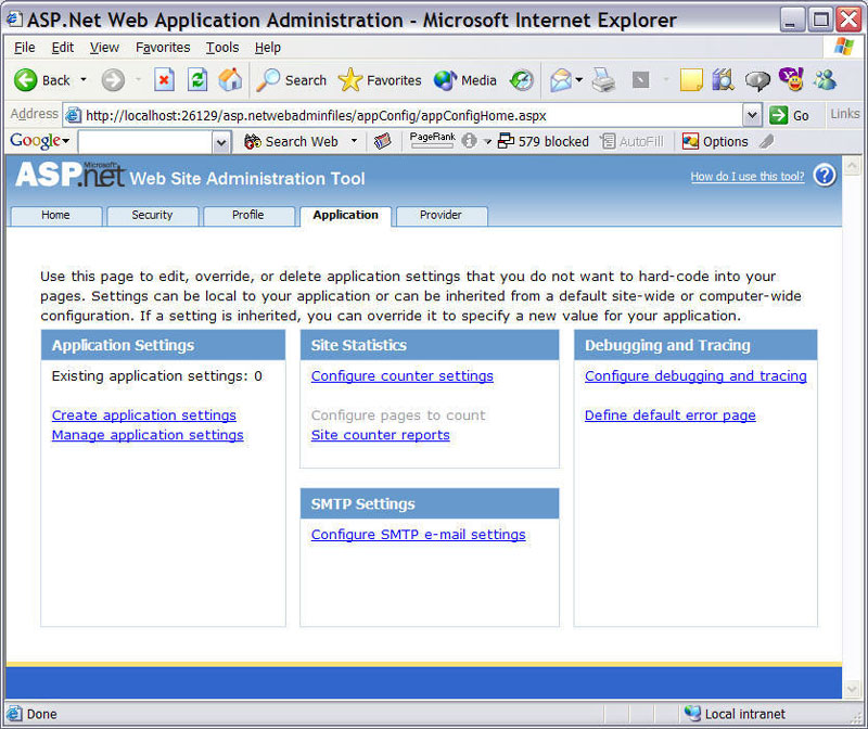 Manage and Administer Web Sites in Visual Studio 2005