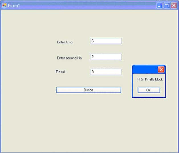 Exception Handling in