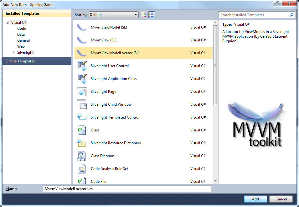 Understanding and Using MVVM Light in Silverlight and Blend Part I