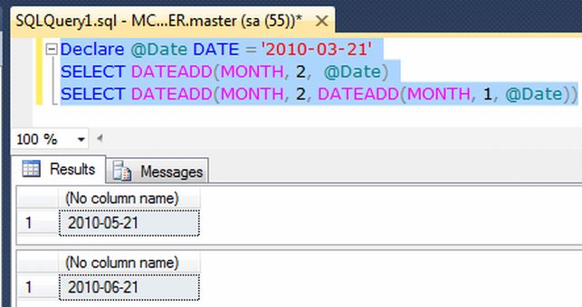 sql dateadd