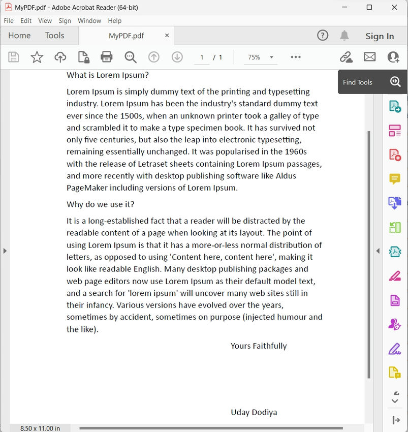 Adding a Digital Signature to a PDF Using a PFX File And iTextSharp in C