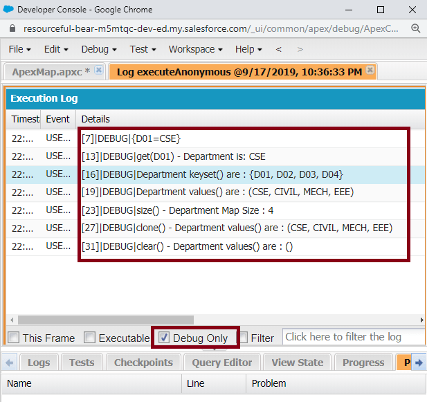 Apex Map In SalesForce