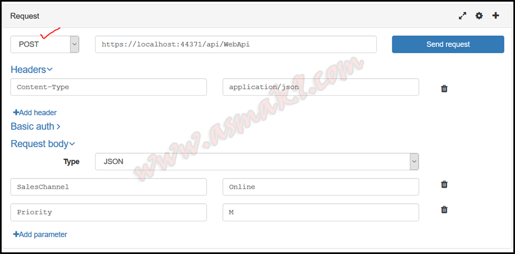 MVC REST Web API POST Method