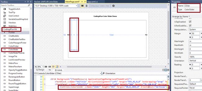 Changing StackPanel Background Using Coding4fun ColorSlider Control In UWP With XAML And C