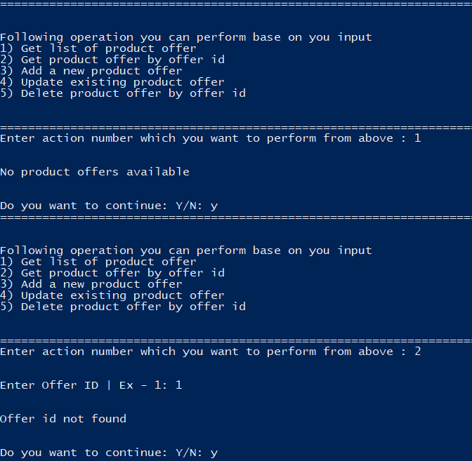 Consume The Core 6  API In PowerShell Script And Perform CRUD