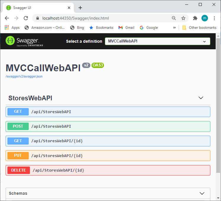 Consume  API By MVC In Core (1), Server And Framework