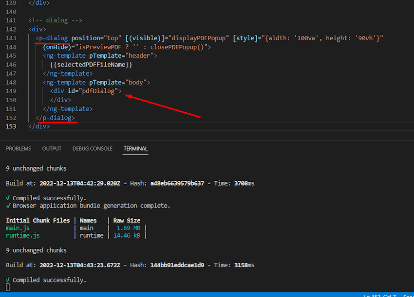 Convert Byte Array Into PDF And Open It Inside Custom Dialog box In Angular
