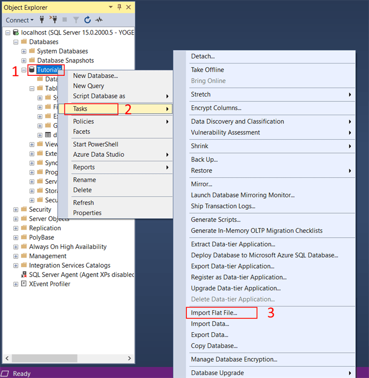 Create Table And Put Data In SQL Server Using CSV File