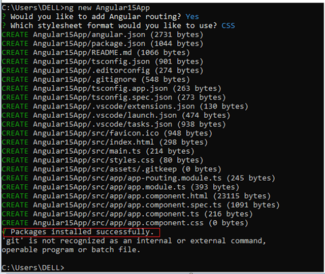 Create Your First Angular 15 Application