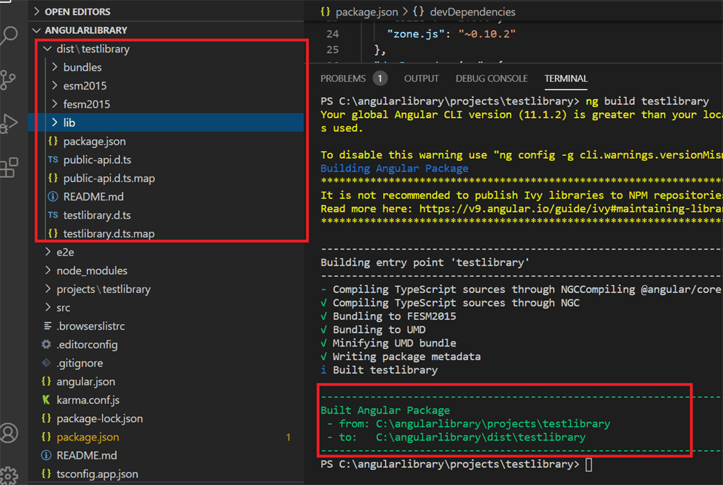 Creating An Angular Library And Publishing To NPM