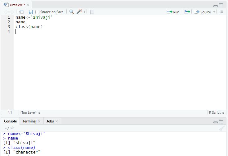 Variables And Data Types In R