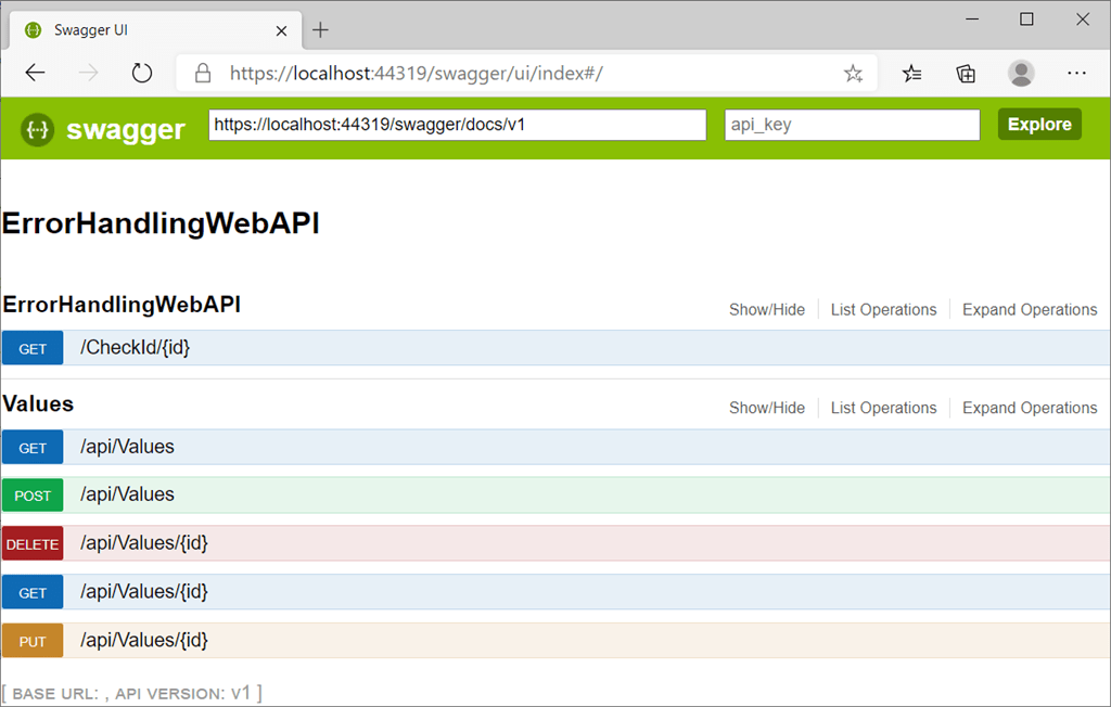 Exception Handling (2), In MVC  API