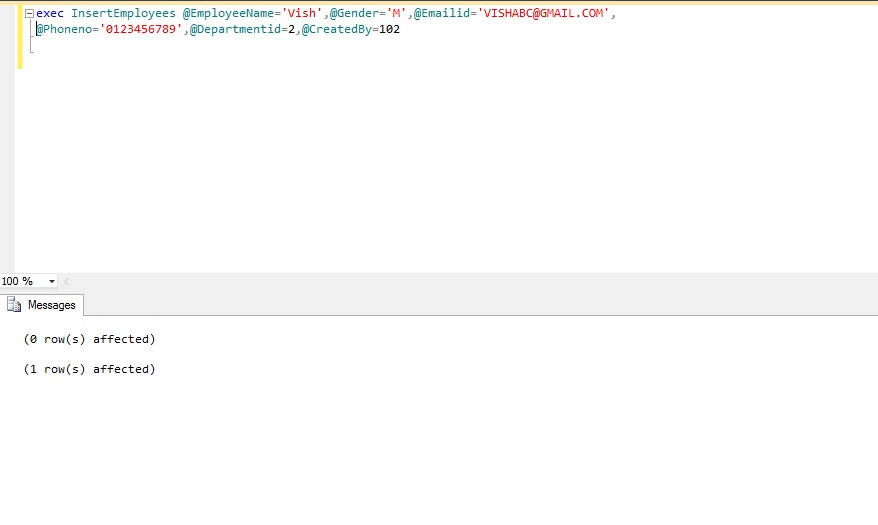 Exception Handling In SQL Server