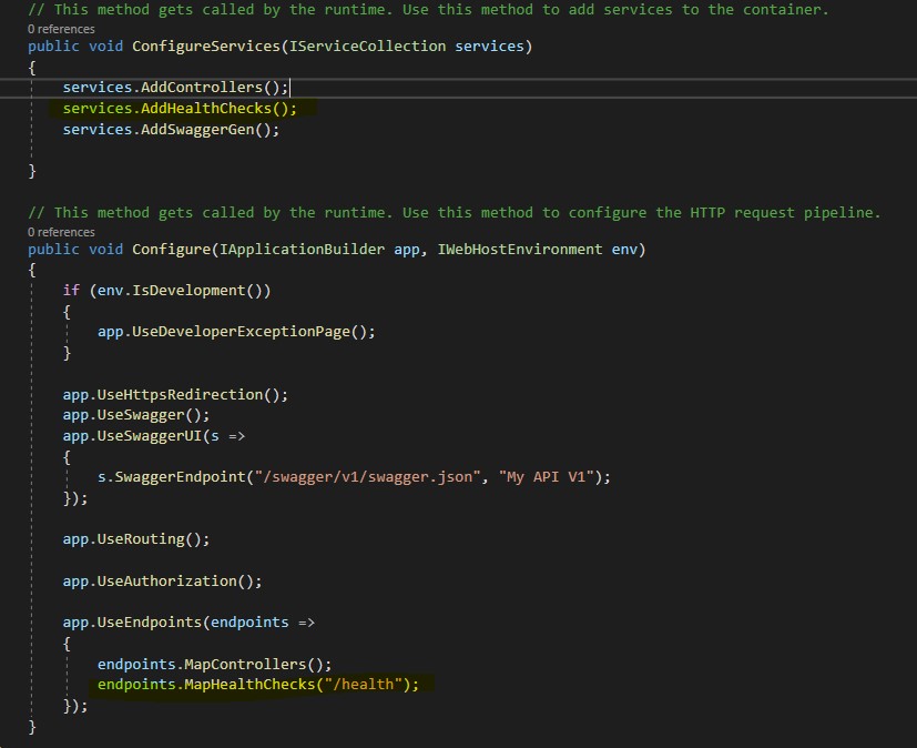 Application Health Check Using Core