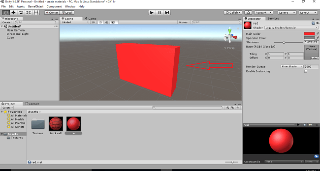 How To Apply Materials, Shaders And Textures To Objects In Unity
