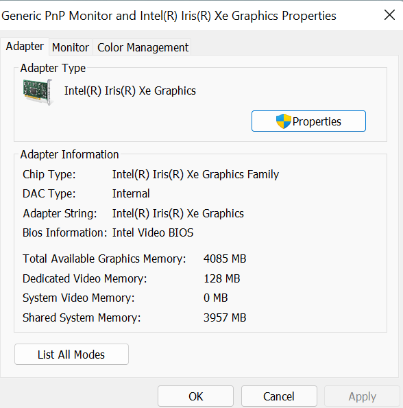 How To Check Graphics Card On Windows 11