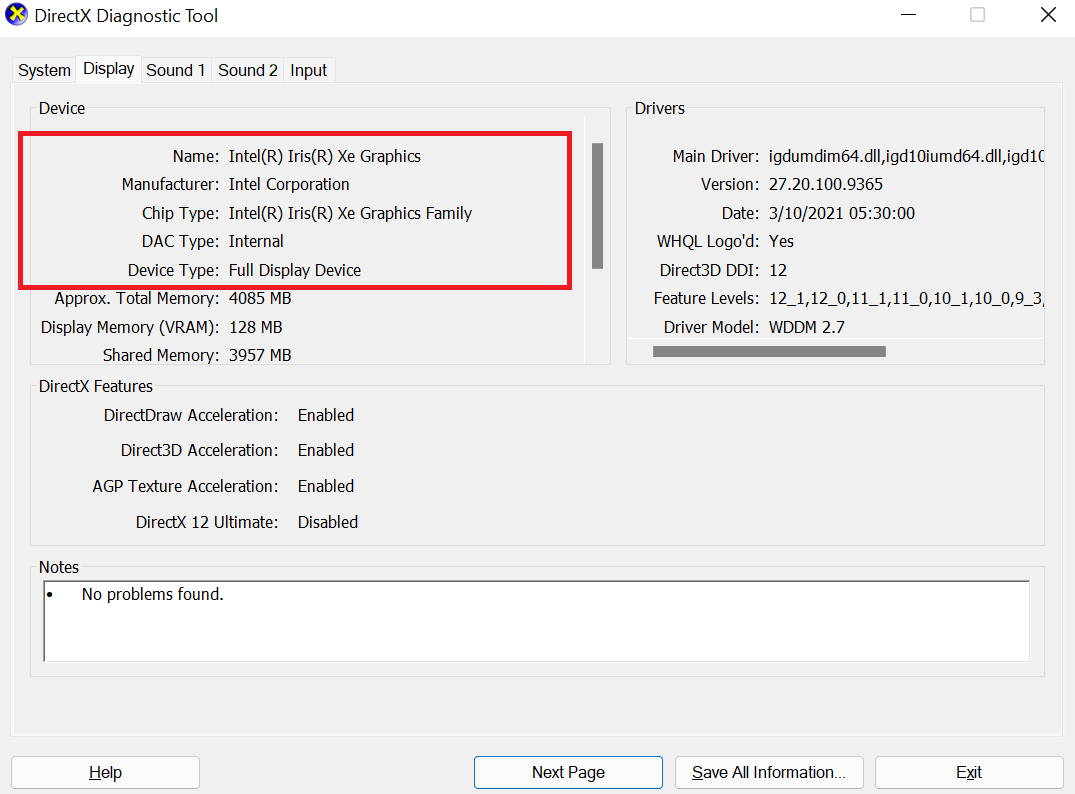 How To Check Graphics Card On Windows 11