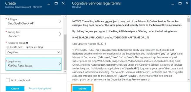 How To Create Microsoft Cognitive Service Bing Spell Check API On Azure How To Create Microsoft Cognitive Service Bing Spell Check API On Azure