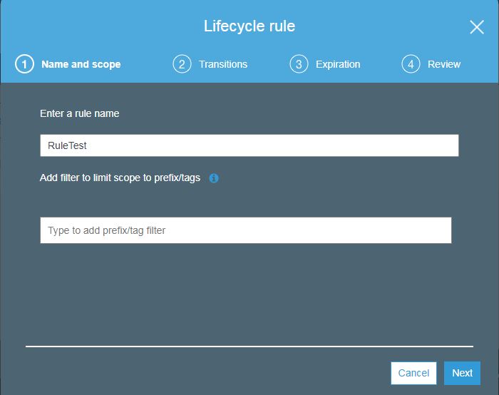 How To Enable Lifecycle Management In S3 Bucket Using AWS Portal