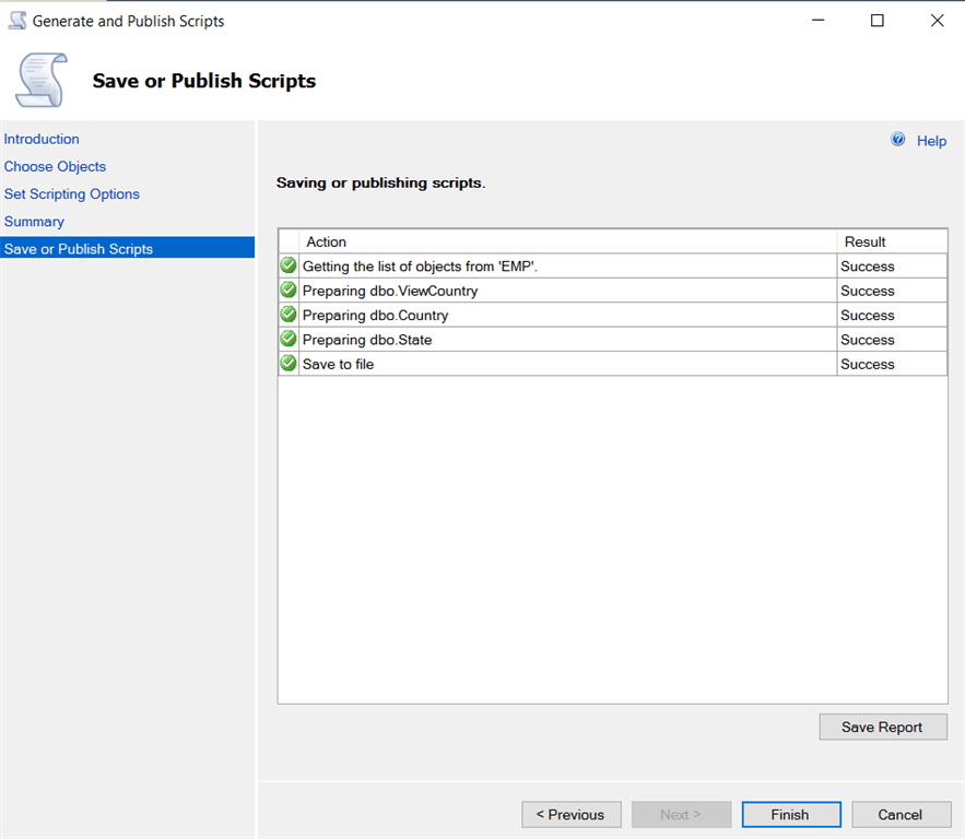 How To Generate Database Scripts In SQL Server