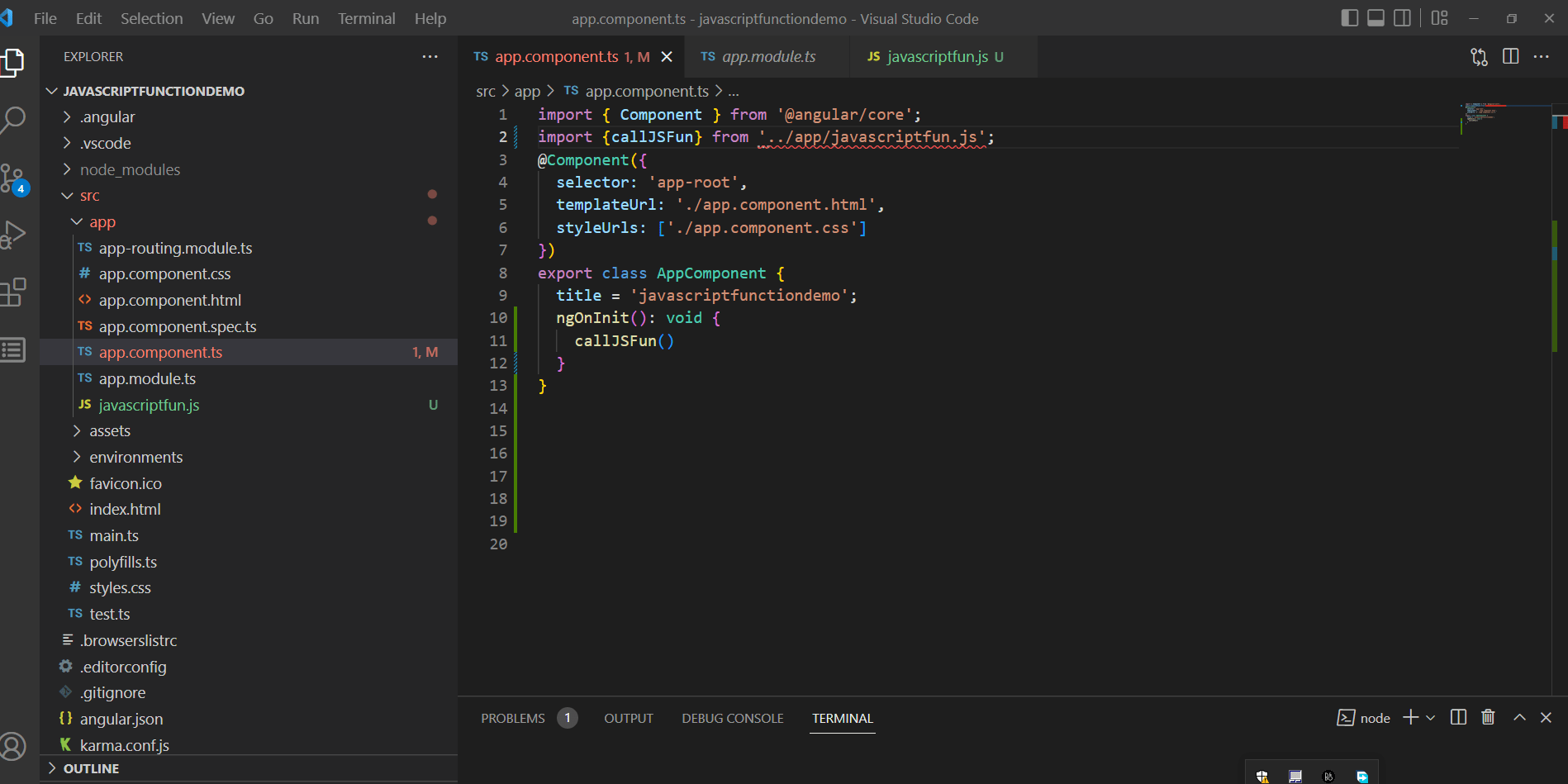 How To Use JavaScript Function In Angular Application