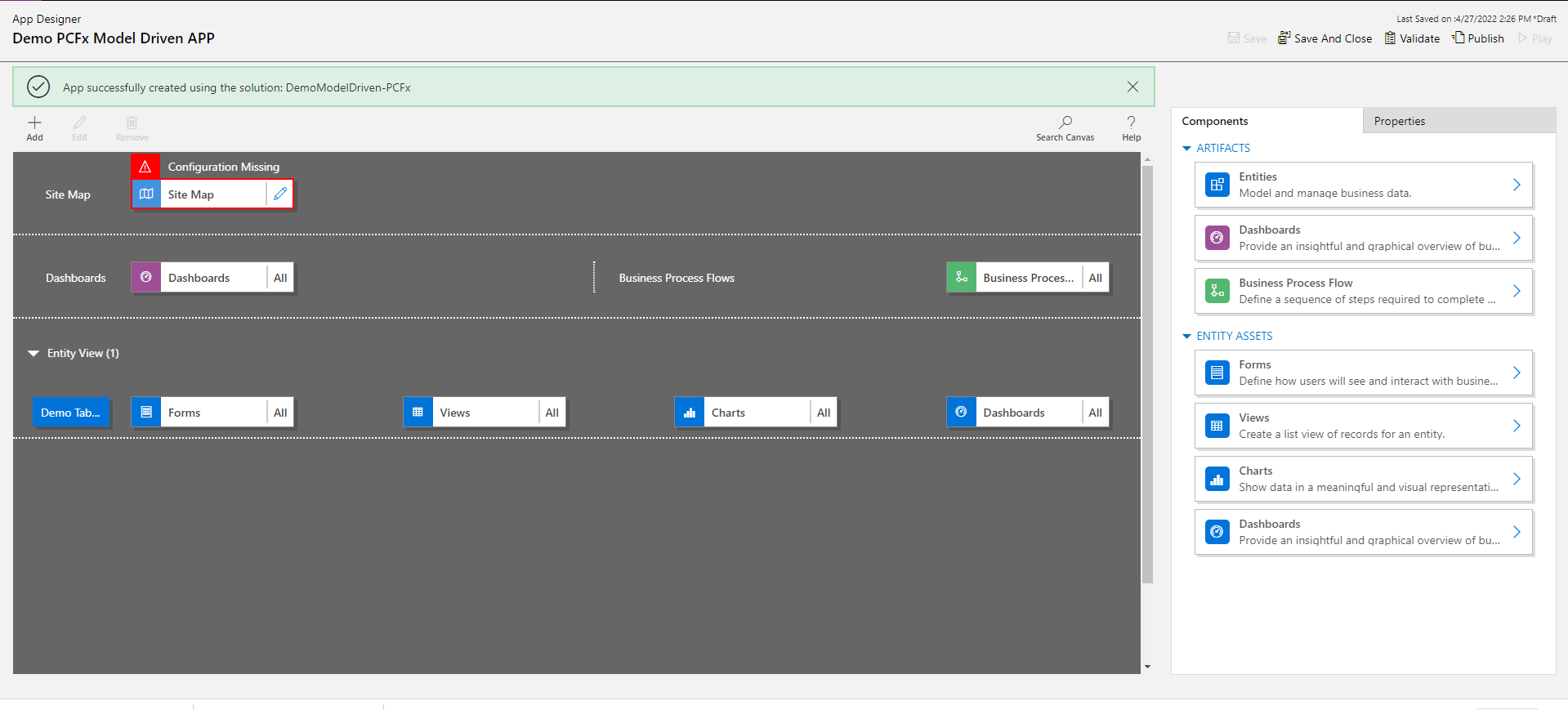 Import PowerApps Component Framework (PCFx ) Into Model Driven PowerApps