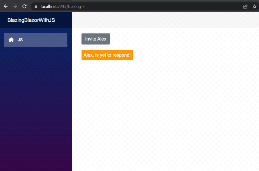 Interact With Javascript In Blazor App